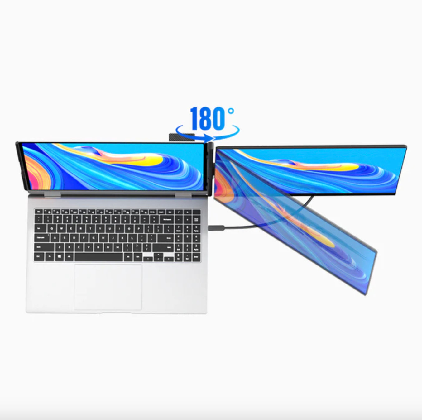 15.6” Portable FHD 1080P Dual Laptop Screen Extender