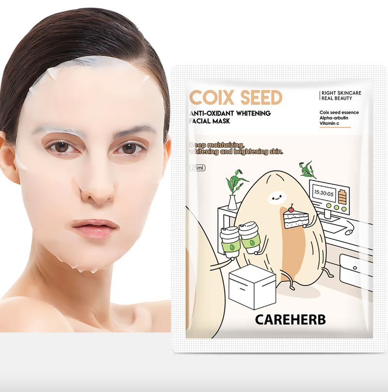 Coix Seed Anti-Oxidant Whitening Facial Mask – Set of 5