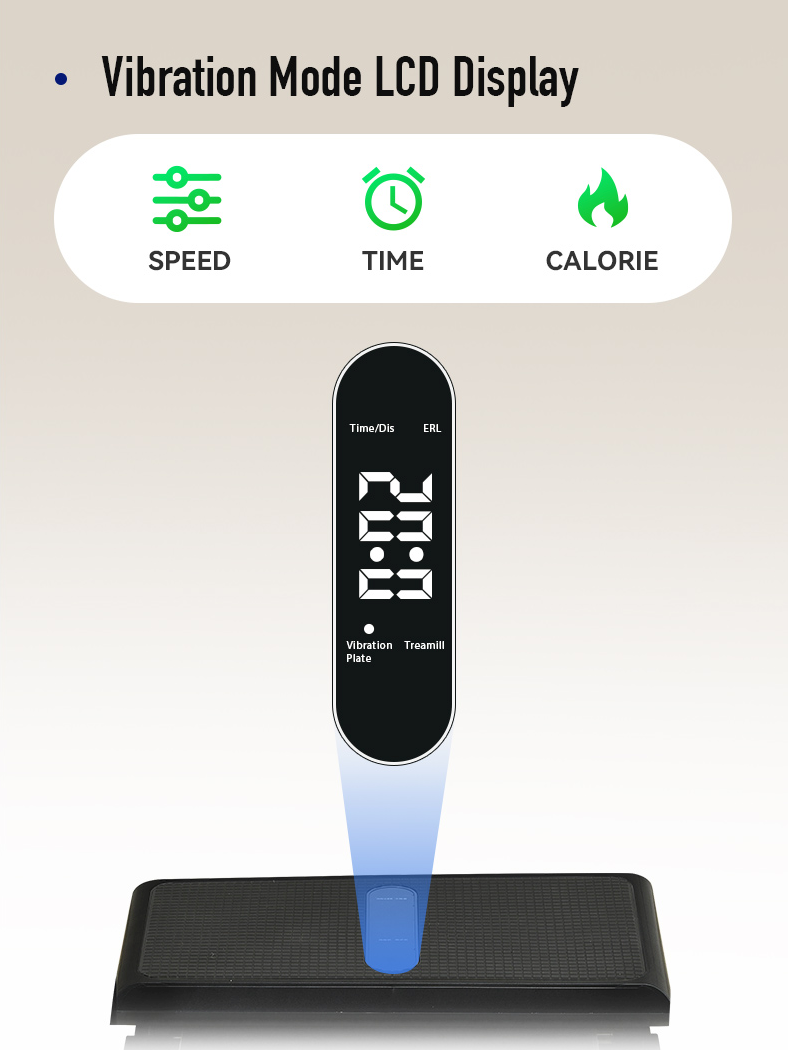 2 in 1 Home Electric Treadmill and Vibration Walking Pad