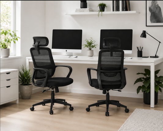 AeroMesh Ergonomic High-Back Mesh Office Chair Duo