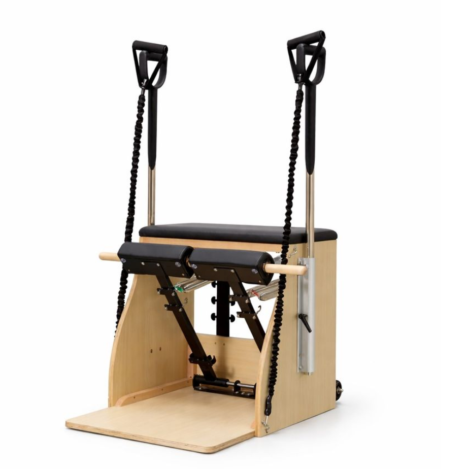 Pilates Combo Chair with Handles & Adjustable Springs