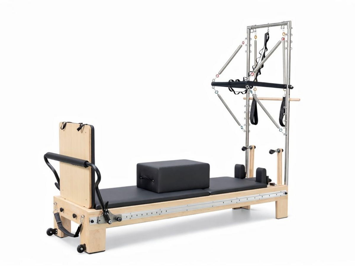 Pilates Reformer with integrated Tower - Half Cadillac