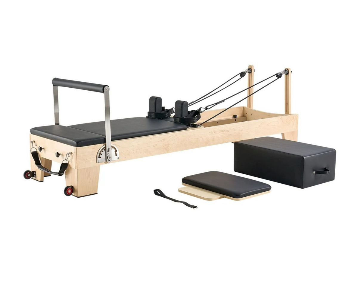 Eco Craft Studio-Grade Maple Wood Pilates Reformer with Jump Board and Box