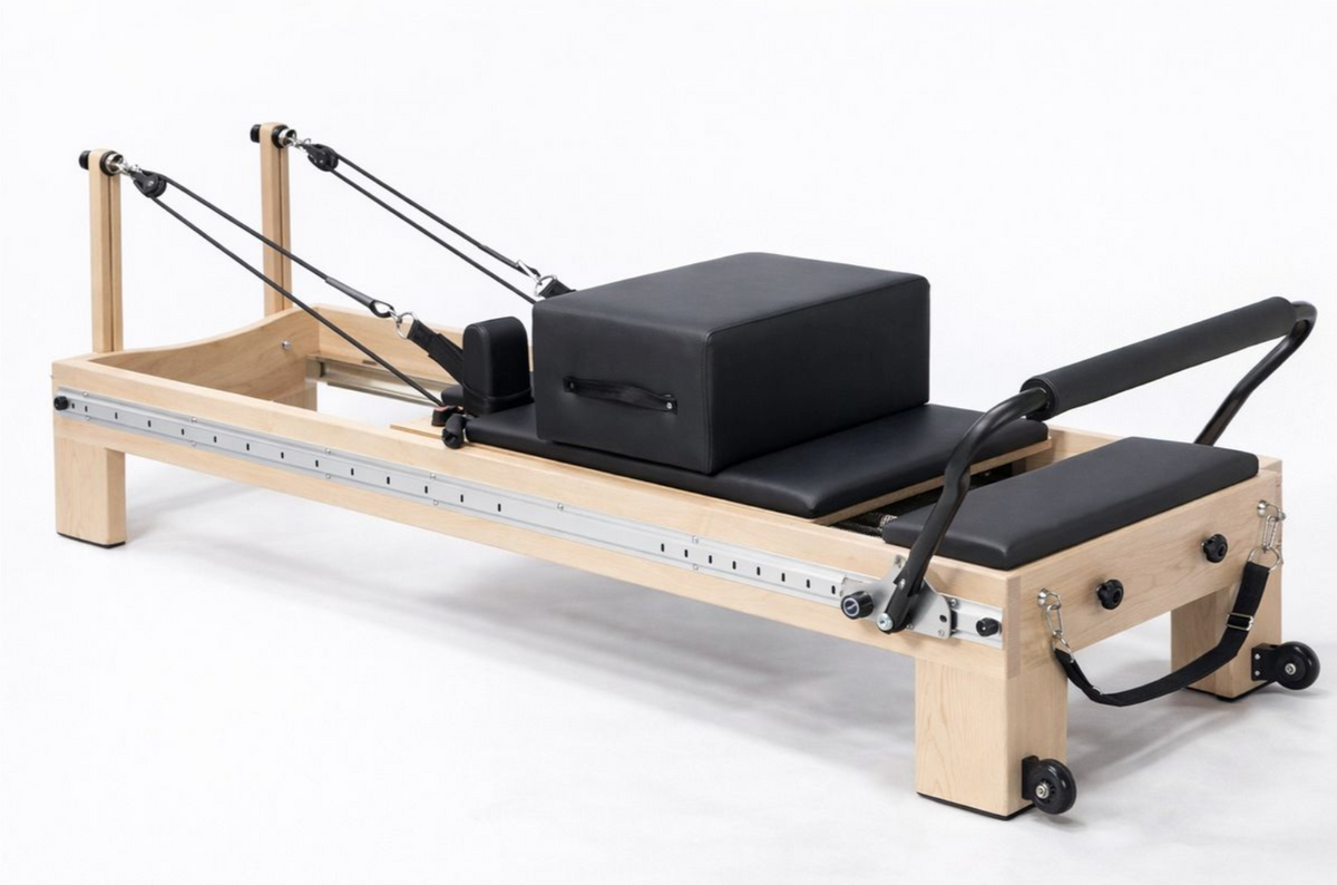 Eco Craft Studio-Grade Maple Wood Pilates Reformer with Jump Board and Box