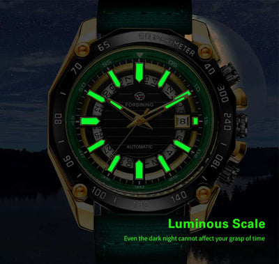 Forsining Emerald Green Luxury Watch