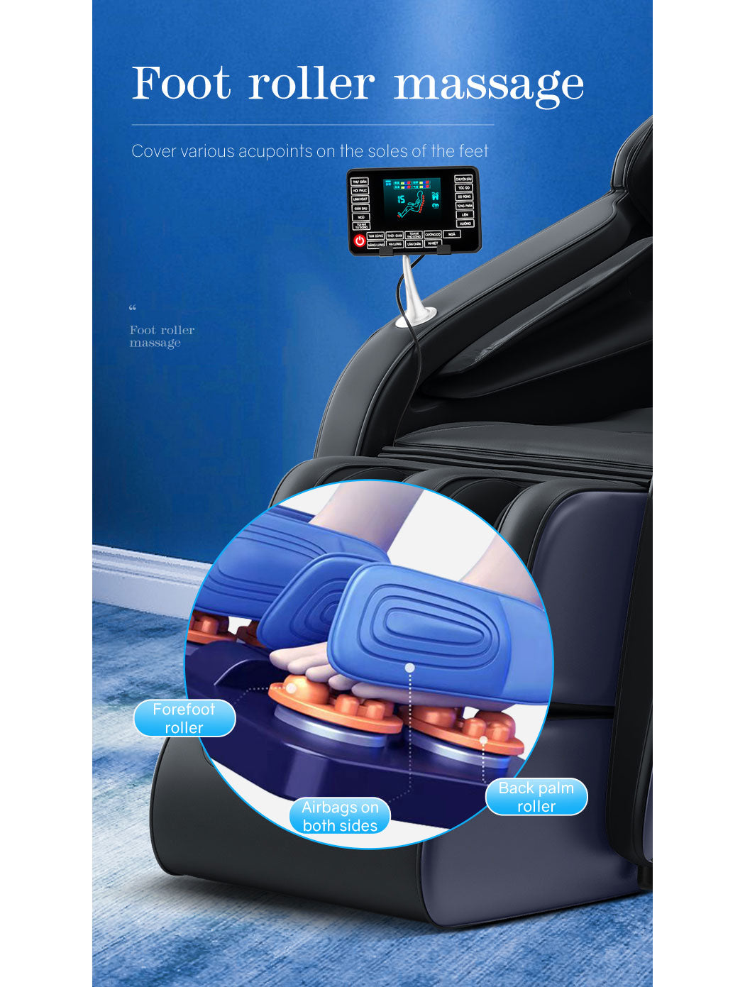 Sensual Multi-functional AI Voice Zero Gravity Massage Chair