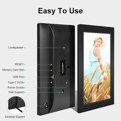 Digital Touch Screen Photo Frame