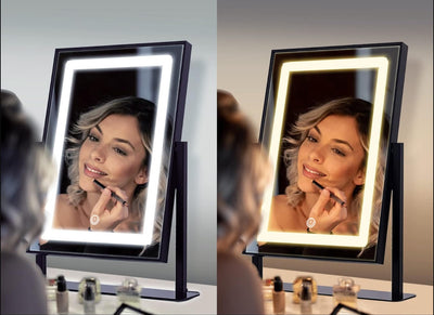 360 Degree Rotating LED Smart Touch Vanity Mirror