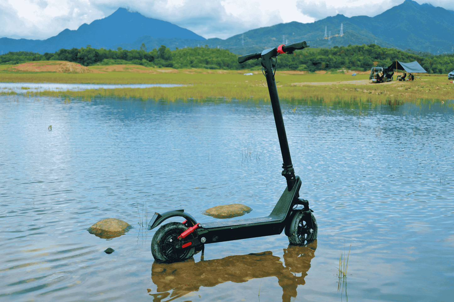 X9B Foldable Electric Scooter with Dual Shock Absorbers