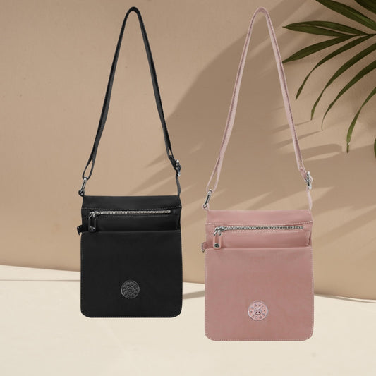 Soul Lifestyle Nylon Multi Pocket Crossbody Bag