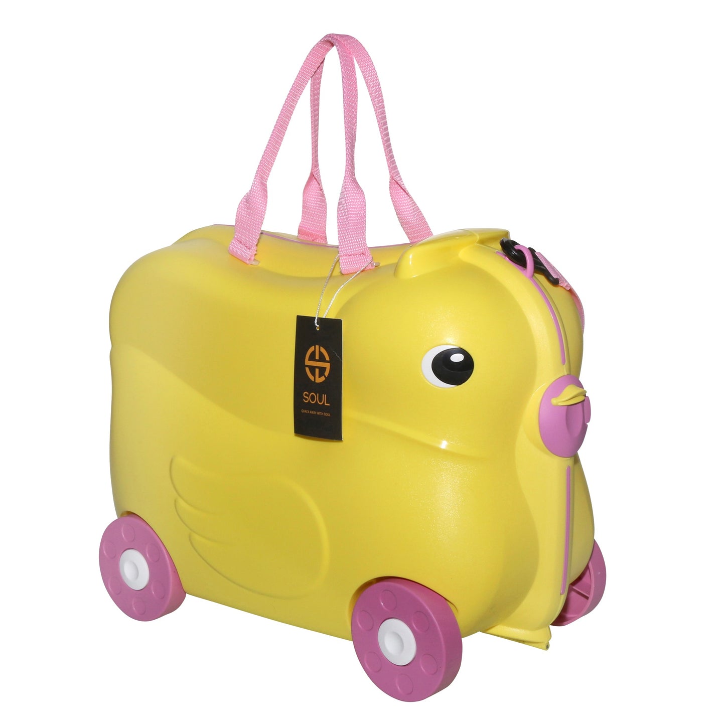 Kiddies Duck Ride-On Trolley Suitcase