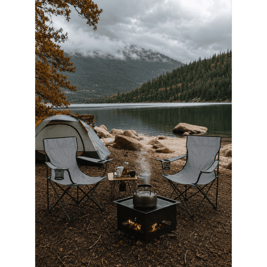 Portable Waterproof Folding Camping Chair with Cup Holder