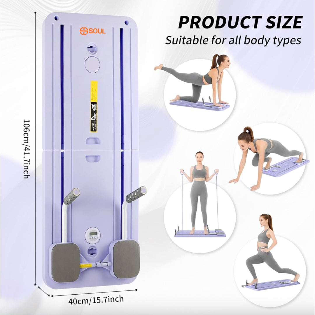 5-in-1  Multi-Functional Fitness Auto-Rebound Core Trainer Board