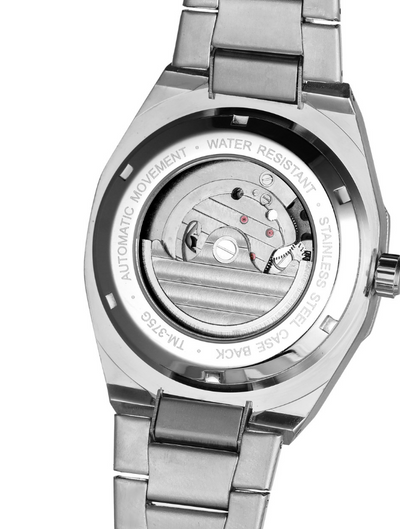 Original Baggio Stainless Steel Automatic Watch - Black/Silver