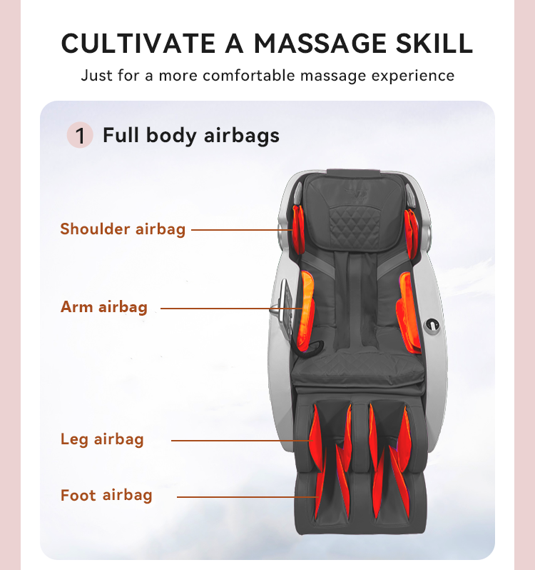 Zero Gravity AI-Voice Control 8 Method Heating Full Body Massage
