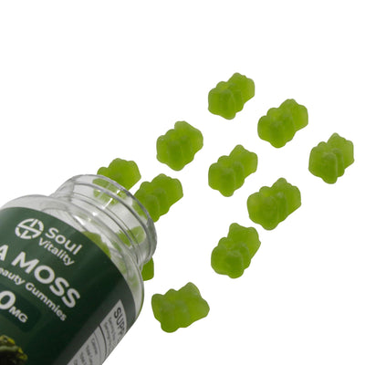 Soul Vitality Sea Moss / Health and Beauty 800mg - 60 Dietary Supplement Gummies