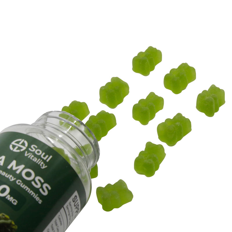 Soul Vitality Sea Moss / Health and Beauty 800mg - 60 Dietary Supplement Gummies