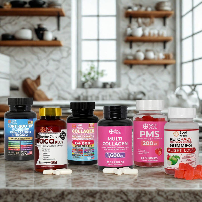 Soul Vitality Keto + ACV Apple Cider Vinegar Weight Loss Gummies - 60 Gummies.