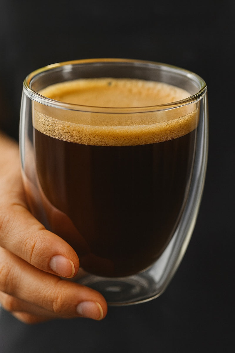 Double-Wall Thermal Glass Mugs