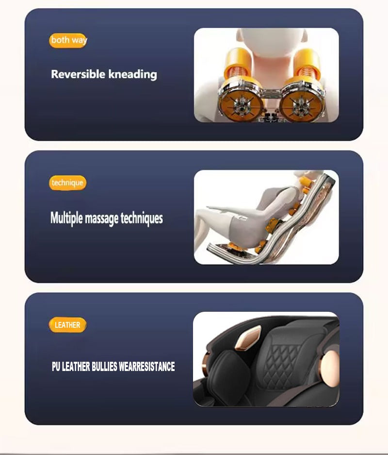 Zero Gravity AI-Voice Control 8 Method Heating Full Body Massage