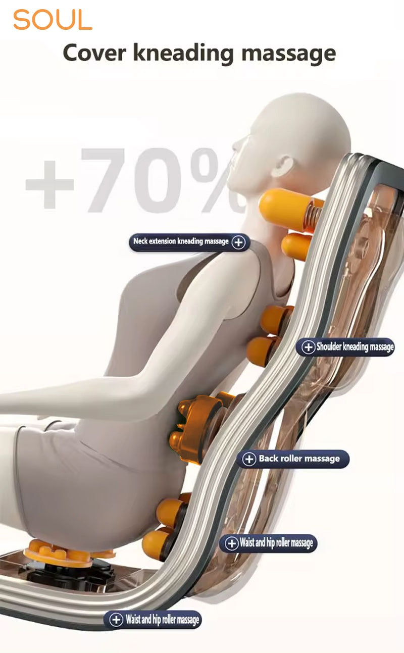 Zero Gravity AI-Voice Control 8 Method Heating Full Body Massage