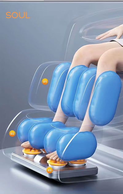 Zero Gravity AI-Voice Control 8 Method Heating Full Body Massage