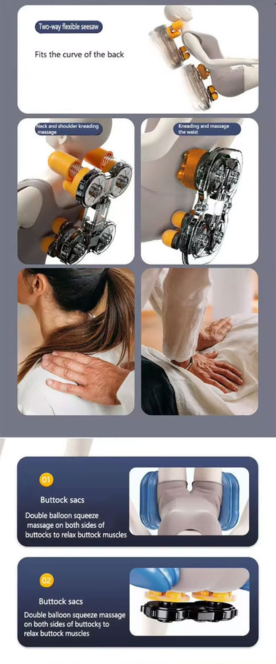 Zero Gravity AI-Voice Control 8 Method Heating Full Body Massage