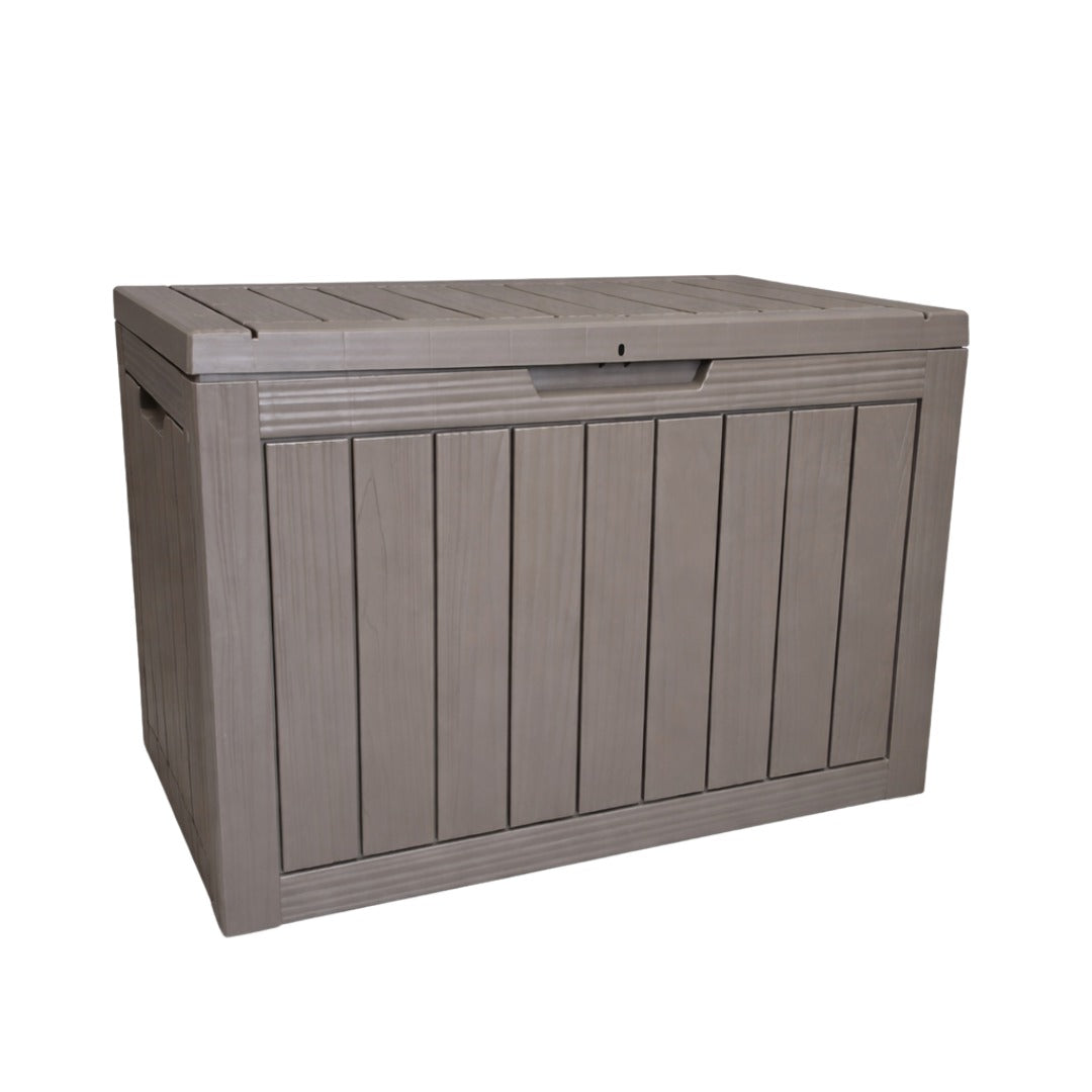 Outdoor Resin Storage Box 170L - Waterproof& UV-Resistant Patio Storage