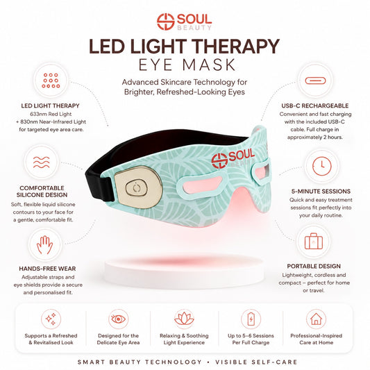 Wireless LED Eye Mask with Red & Near-Infrared Light