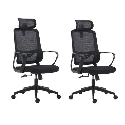 AeroMesh Ergonomic High-Back Mesh Office Chair Duo