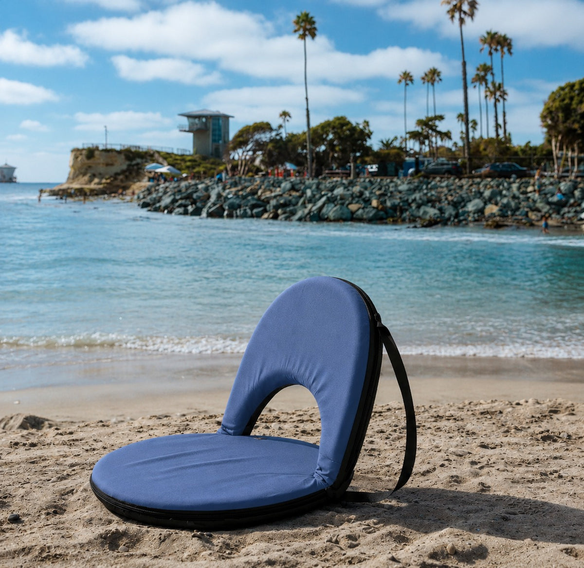 Outdoor Camping Reclining Foldable Waterproof Cushion Chair