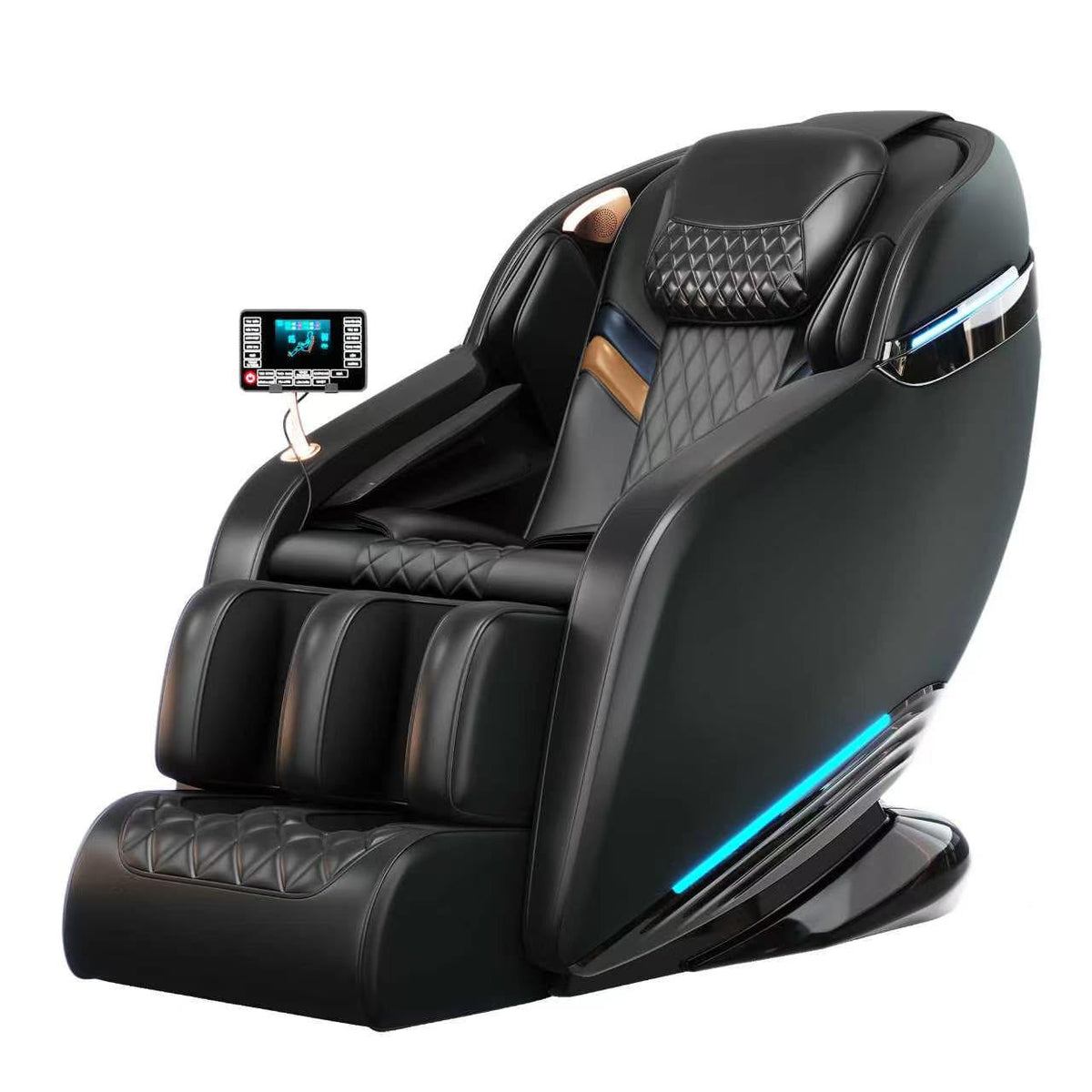 8D Fixed-Point Full Body Massage Chair with Zero Gravity & Heat