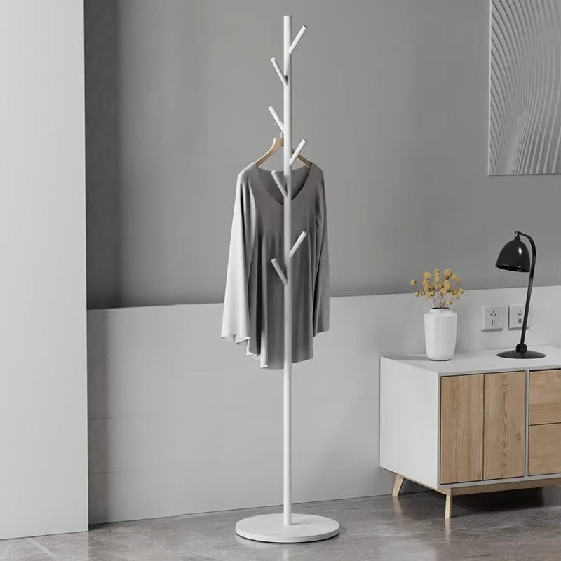 7-Hook Metal Hat & Coat Tree Rack with Slate Marble Base - Soul