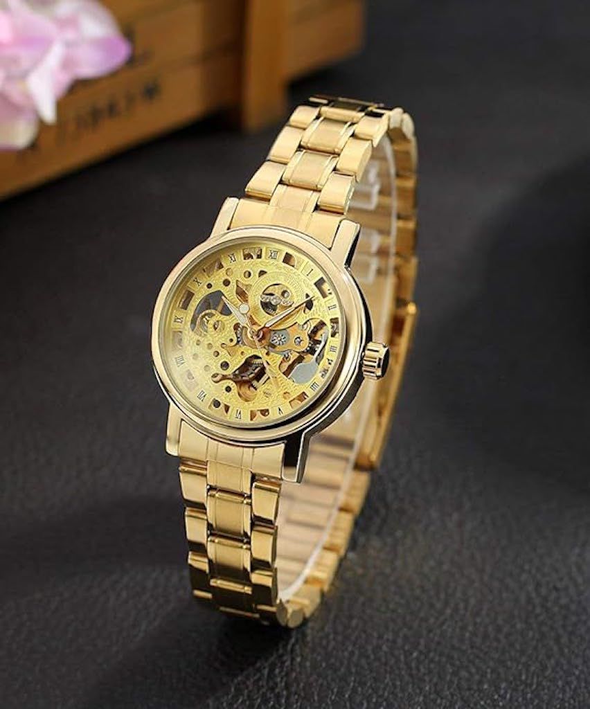 Vittoria Automatic Luxury Woman's Watch - Gold