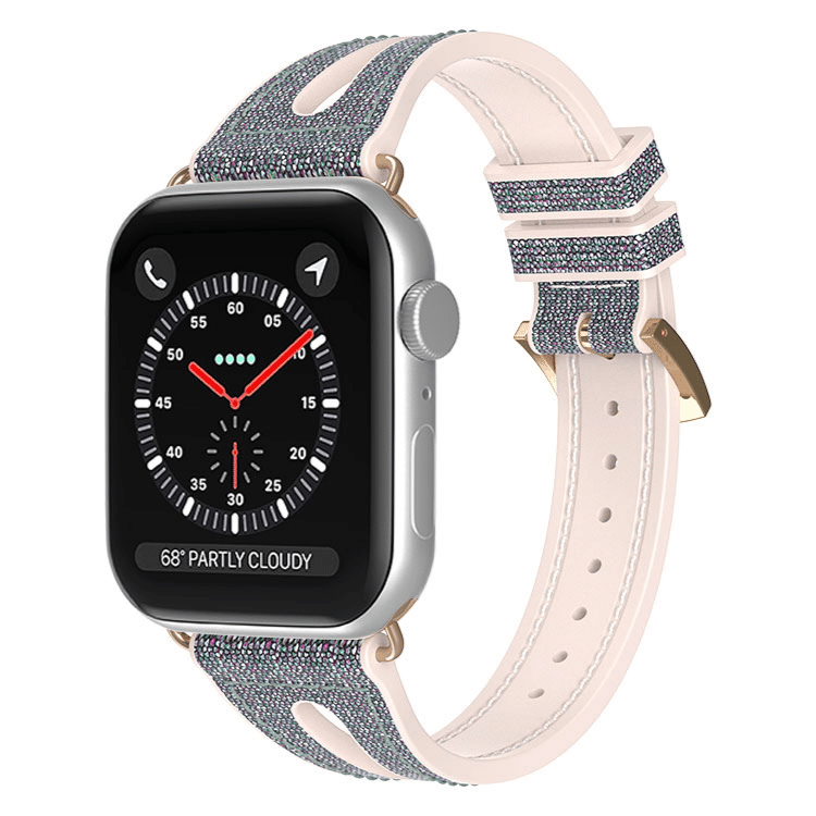 Chameleon Glitter Apple Watch Bands - Black