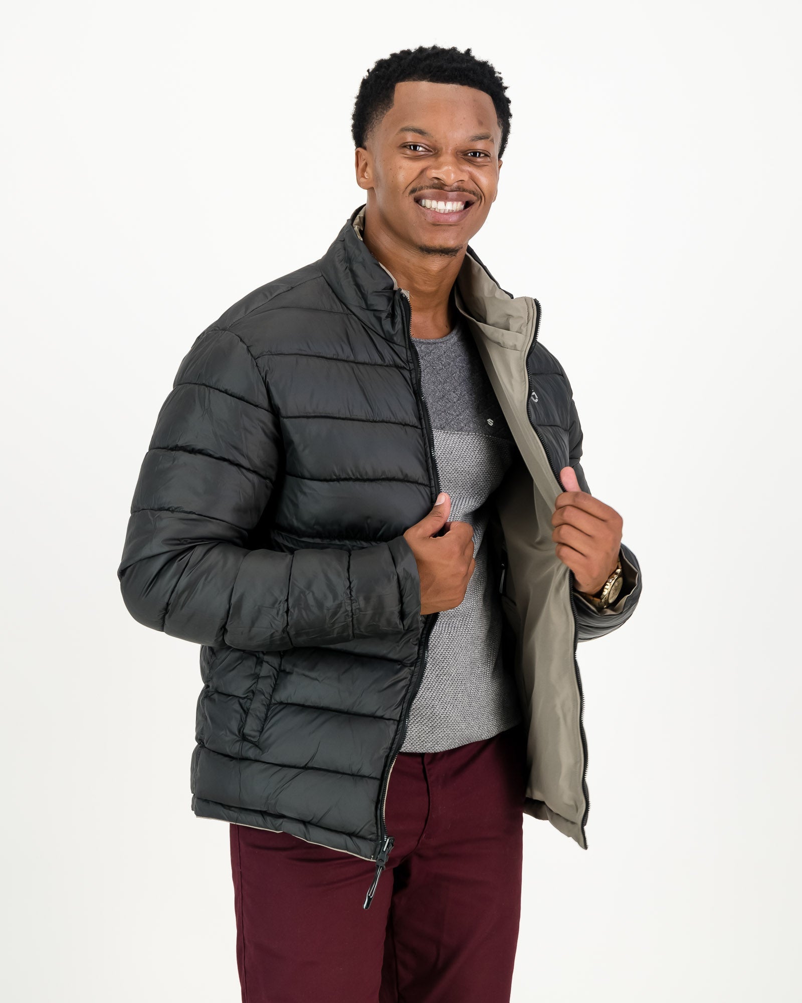 Reversible FrostShield Puffer Jacket - Soul Lifestyle