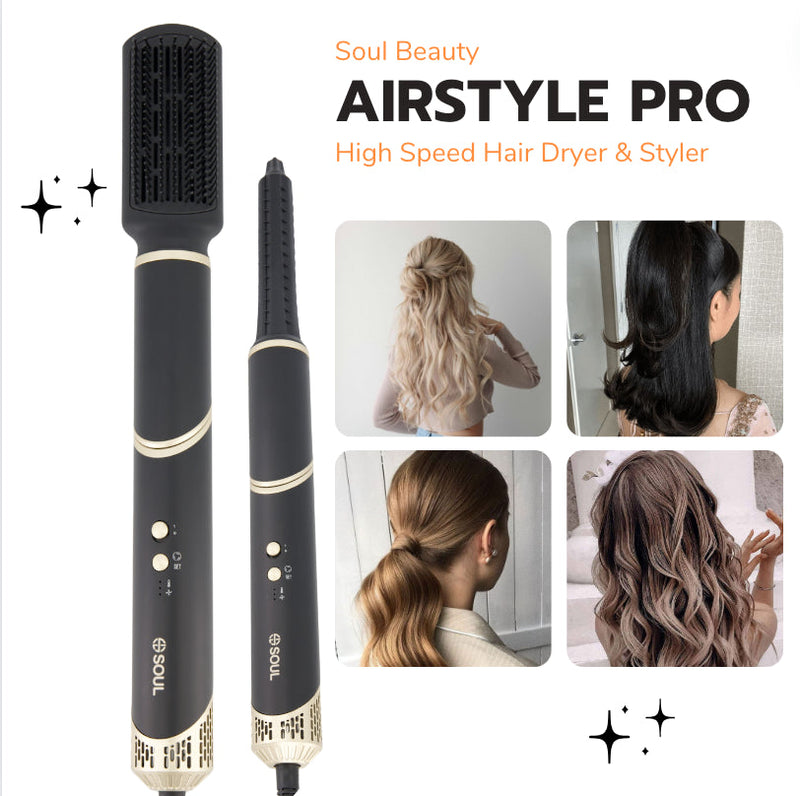 Soul Beauty 4-in-1 Airstylist Pro Hairdryer and Styler Set