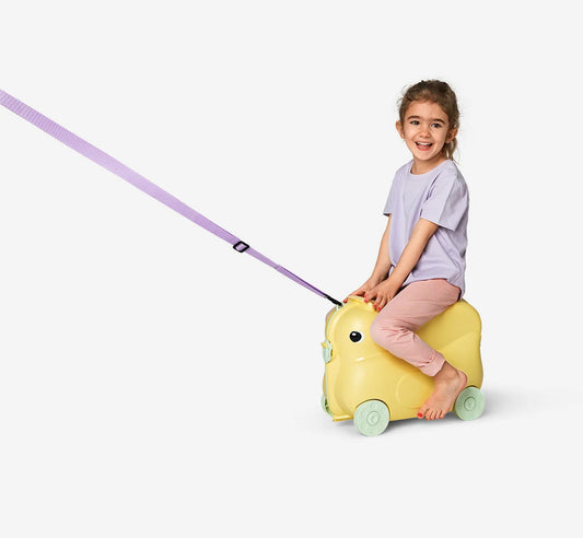 Kiddies Duck Ride-On Trolley Suitcase