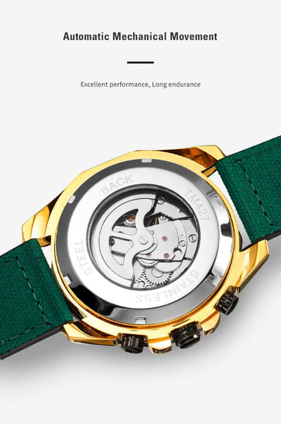 Forsining Emerald Green Luxury Watch