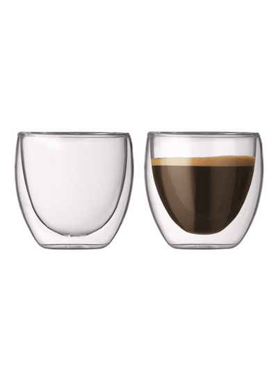 Double-Wall Glass Mug (250ml)