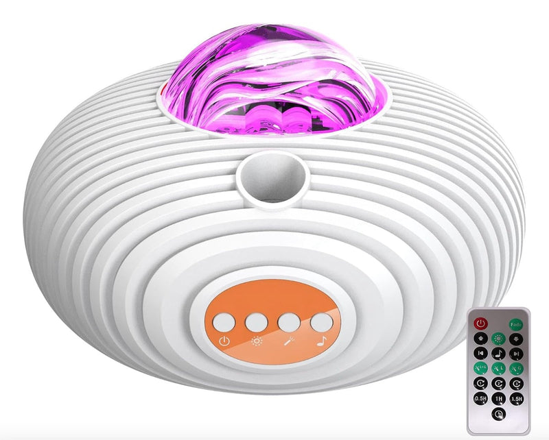 Flying Saucer Projector Lamp with Aurora Projector