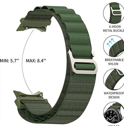 Rugged Alpine Loop Samsung Galaxy  Series 4/5 Watch Strap