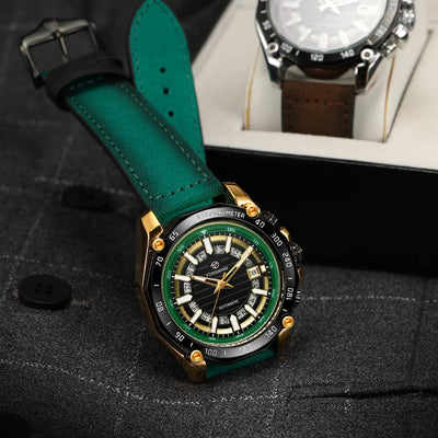 Forsining Emerald Green Luxury Watch