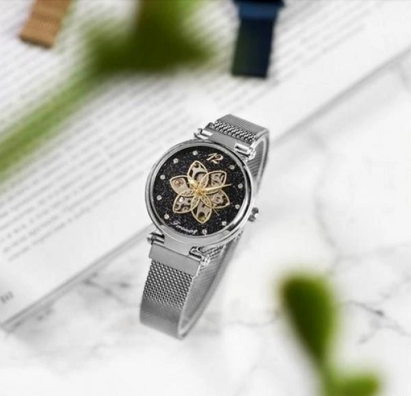 Aurora Flower/Diamante Automatic Woman&