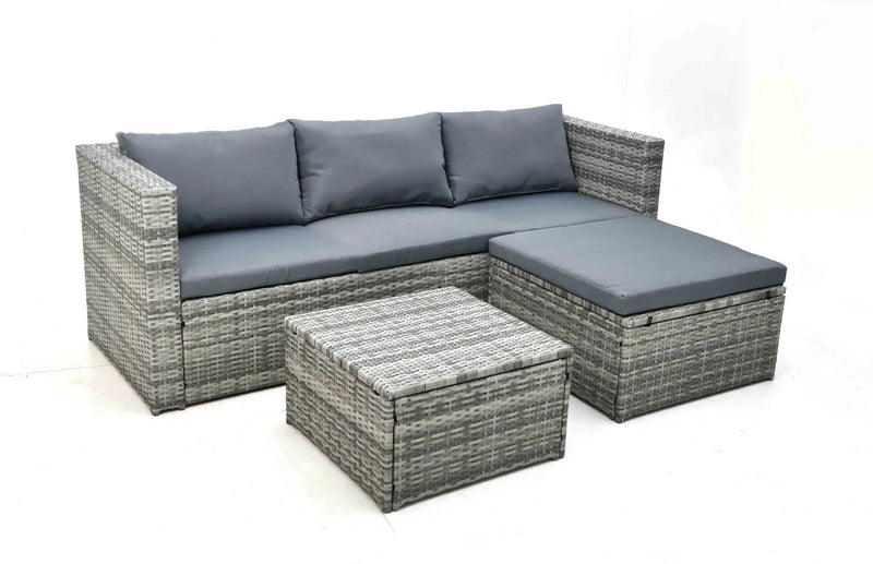 3-Piece Resin Wicker Outdoor Patio Set