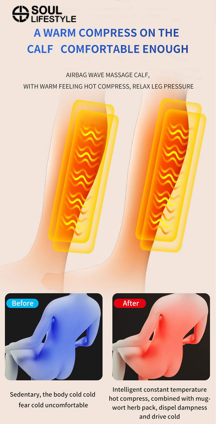 Elite Comfort 4D Full-Body Massage Chair with Intelligent Body Scan and Heat Therapy