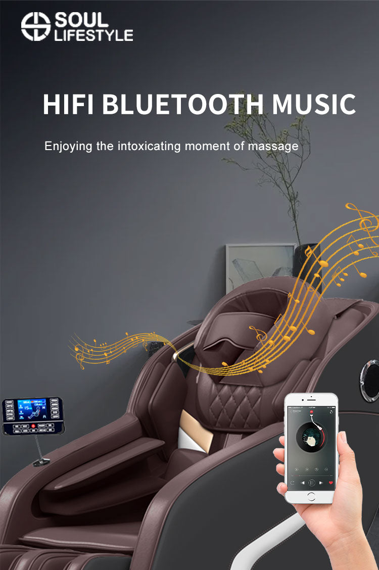 Elite Comfort 4D Full-Body Massage Chair with Intelligent Body Scan and Heat Therapy