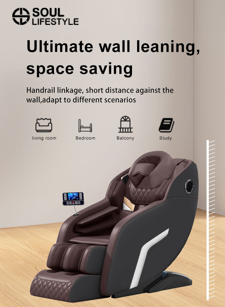 Elite Comfort 4D Full-Body Massage Chair with Intelligent Body Scan and Heat Therapy