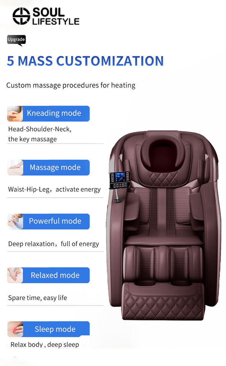 Elite Comfort 4D Full-Body Massage Chair with Intelligent Body