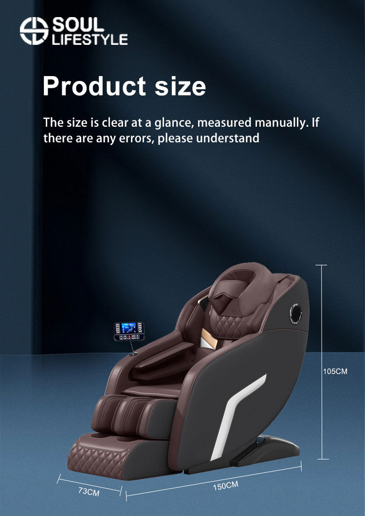 Elite Comfort 4D Full-Body Massage Chair with Intelligent Body Scan and Heat Therapy